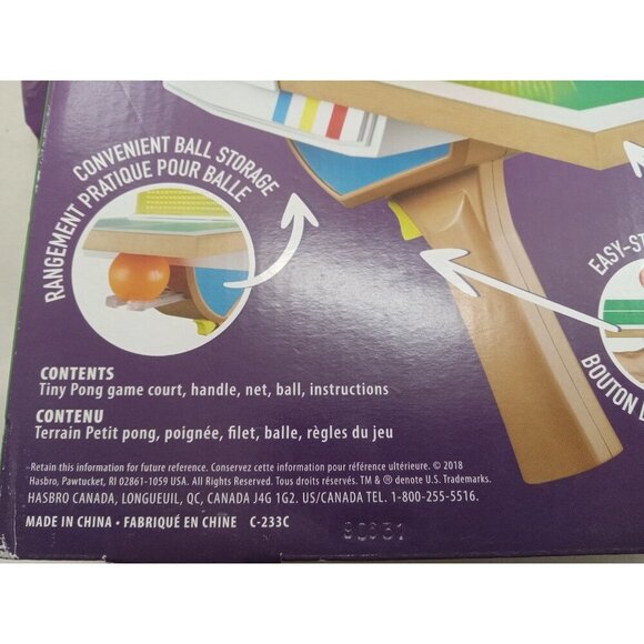 Tiny Pong Hasbro Miniature Ping Pong – Electronic Table Tennis Game Toy - Picture 12 of 12